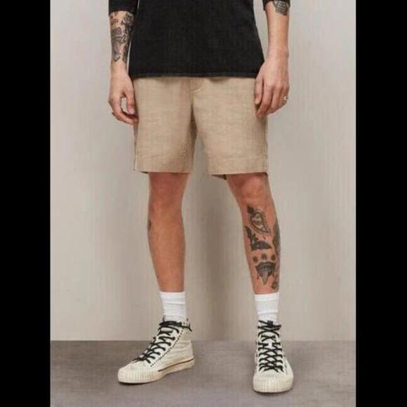 John Varvatos Other - NWT $128 John Varvatos Edma  Flat Front Shorts In Hemp Size 31